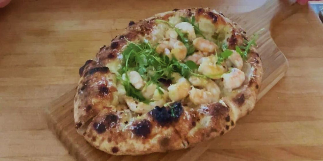 Shrimp Flat Bread